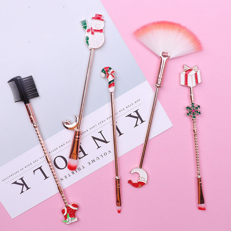 Christmas moose makeup brush set brush Christmas moose makeup brush set brush